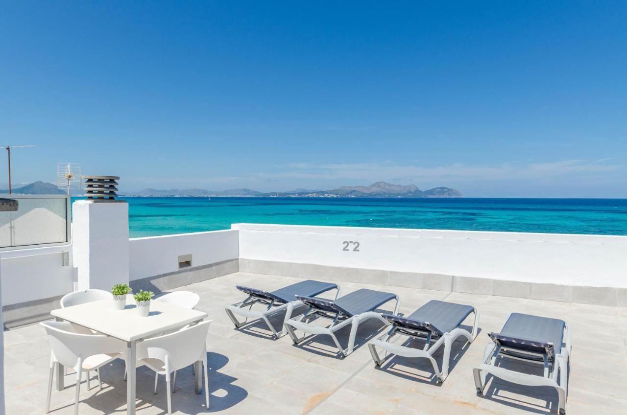 Yourhouse Blau Blue Sea View Apartment 1 2 Can Picafort  Dış mekan fotoğraf