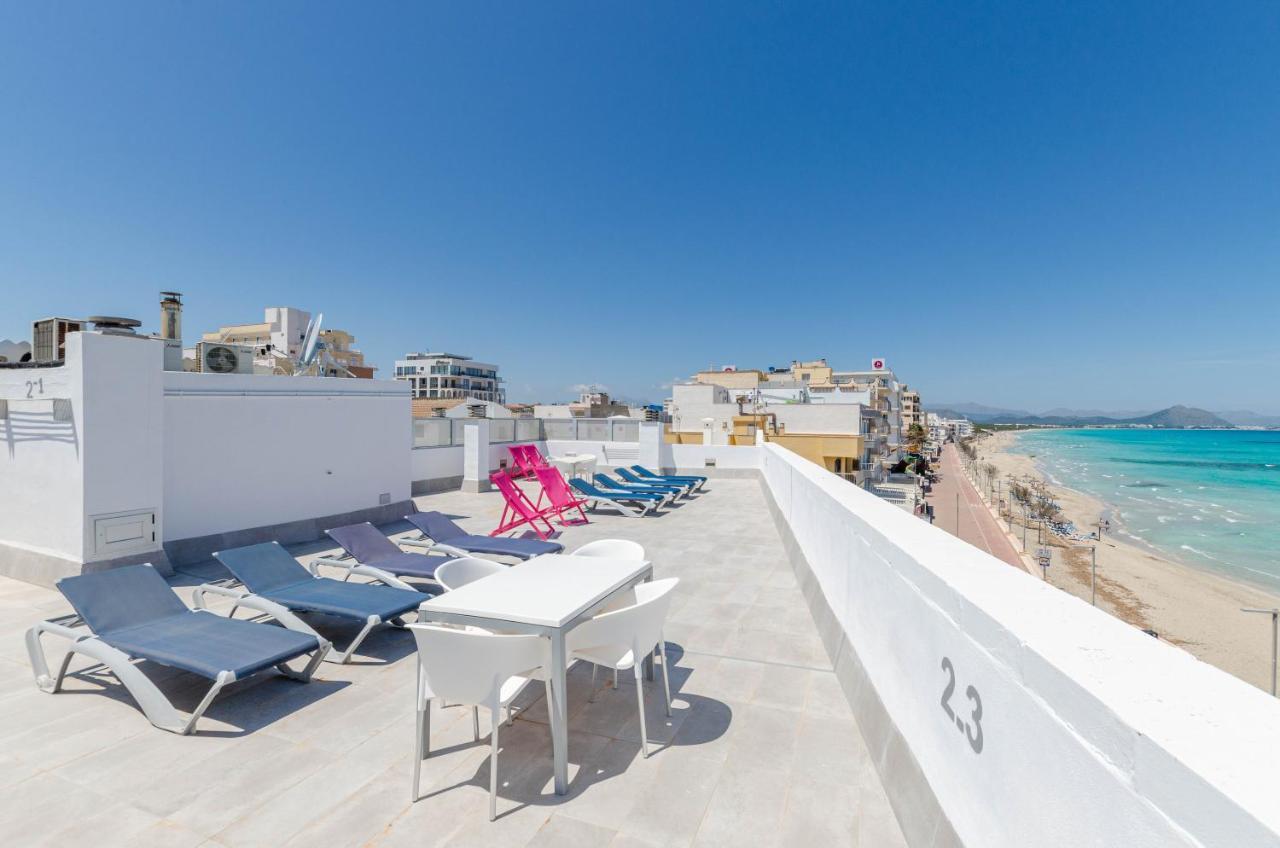 Yourhouse Blau Blue Sea View Apartment 1 2 Can Picafort  Dış mekan fotoğraf